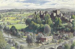 Stanley Roy Badmin, R.W.S. - Ludlow Castle, Shropshire