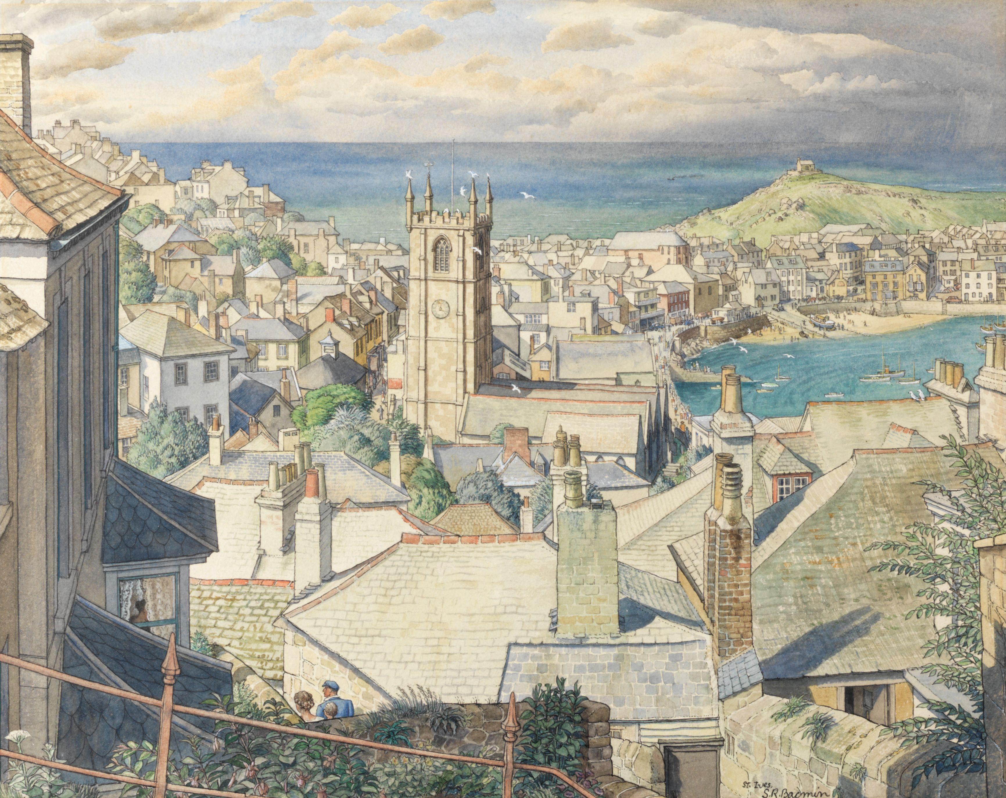 Stanley Roy Badmin R.W.S. - St. Ives, Cornwall