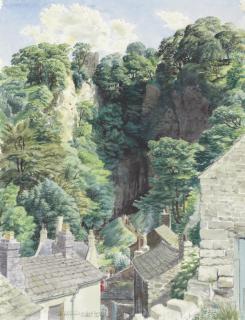 Stanley Roy Badmin, R.W.S. - The Entrance To The Peak Cave, Castleton, Derbyshire