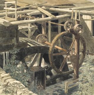 Stanley Roy Badmin - Mortimer\'S Mill, Uley 