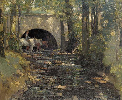 Stanley Royle - Fording along the River