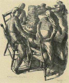 Stanley Spencer - The Marriage at Cana