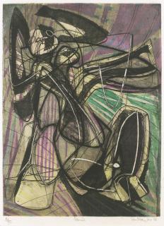 Stanley William Hayter, R.A., C.B.E - Danaë (Black & Moorhead 213)