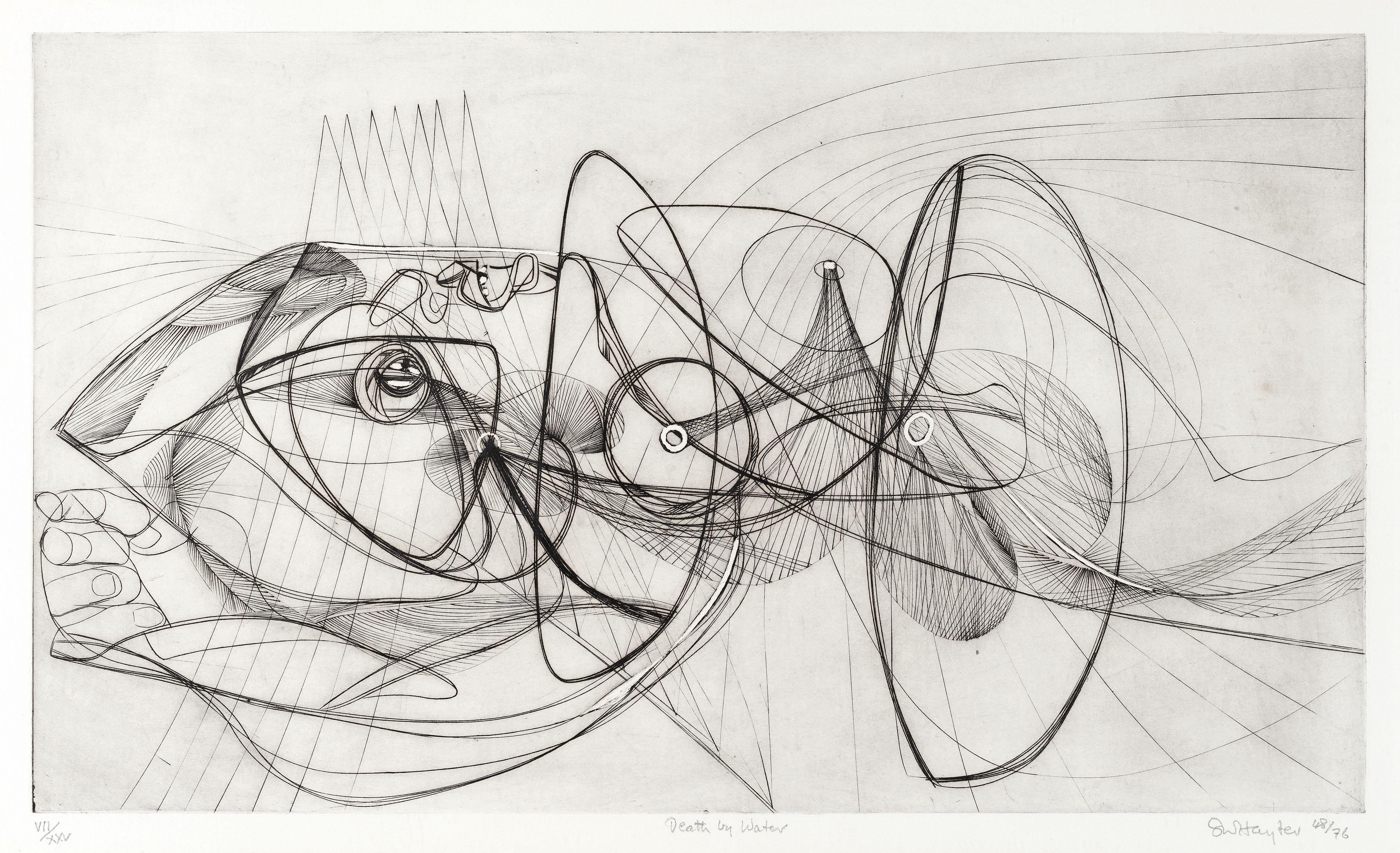 Stanley William Hayter - Death by Water