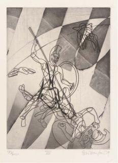 Stanley William Hayter - Death of Hector, Circle Press Publications, Guildford, 1979 (Black & Moorhead 401-409)