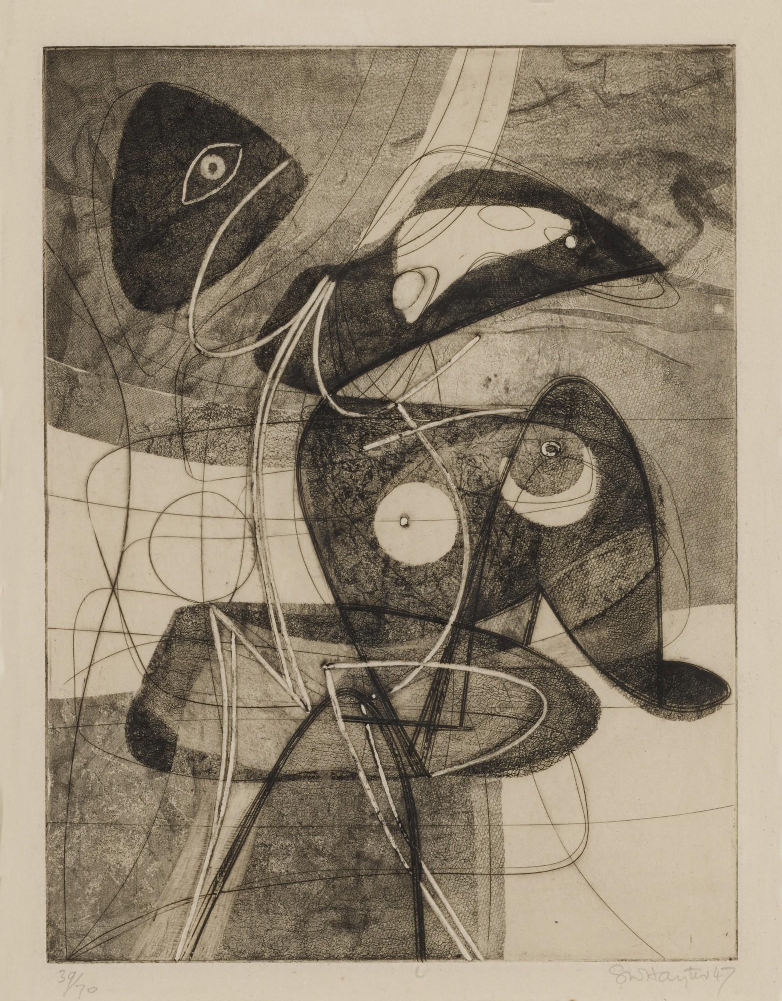Stanley William Hayter - Personnage virtuelle (Black & Moorhead 182)