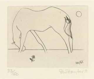 Stanley William Hayter - Small Horse (Black & Moorhead 45)