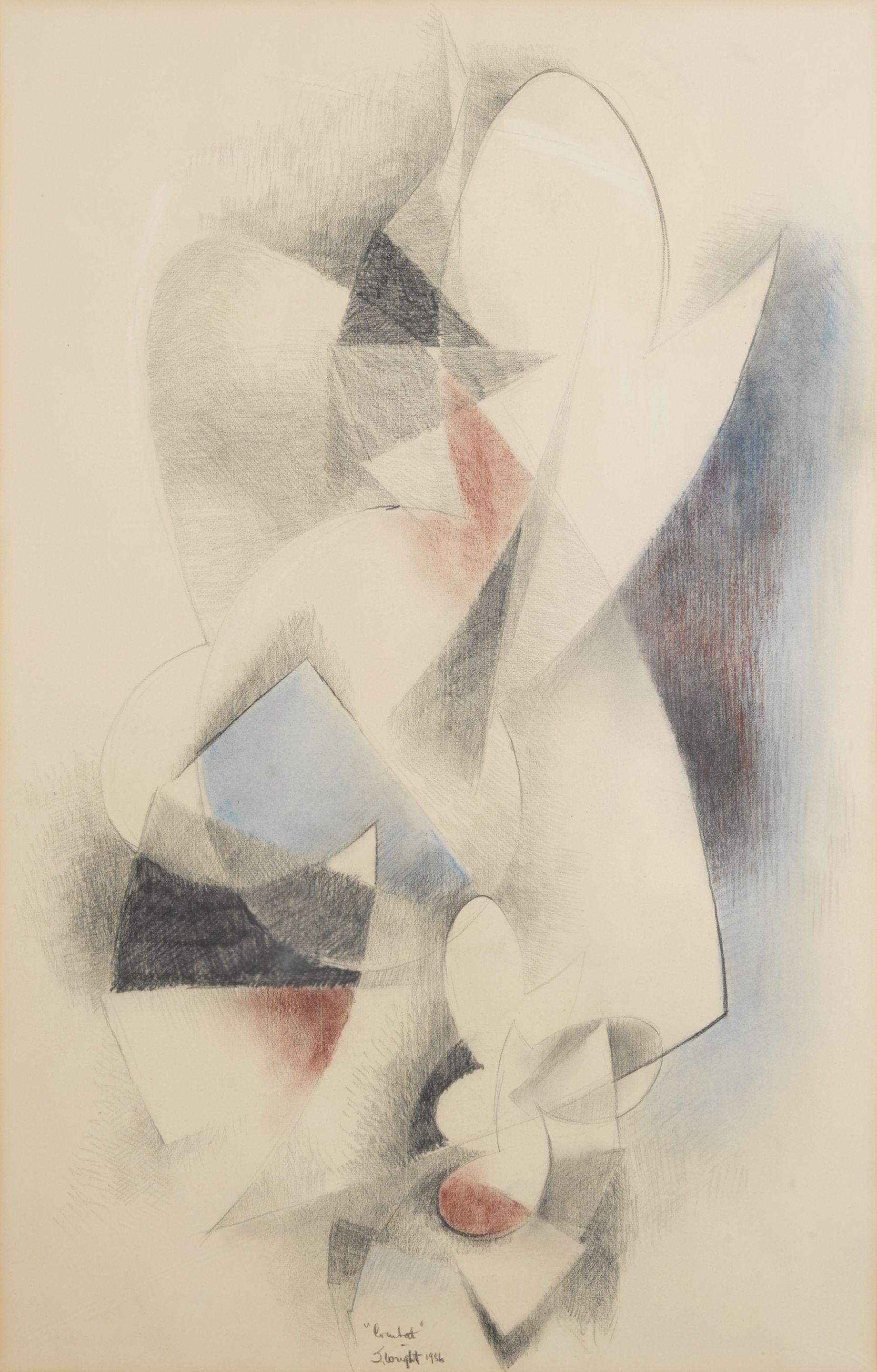 Stanton Macdonald-Wright - Combat, 1956