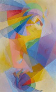 Stanton Macdonald-Wright - Flying Figure No. 2