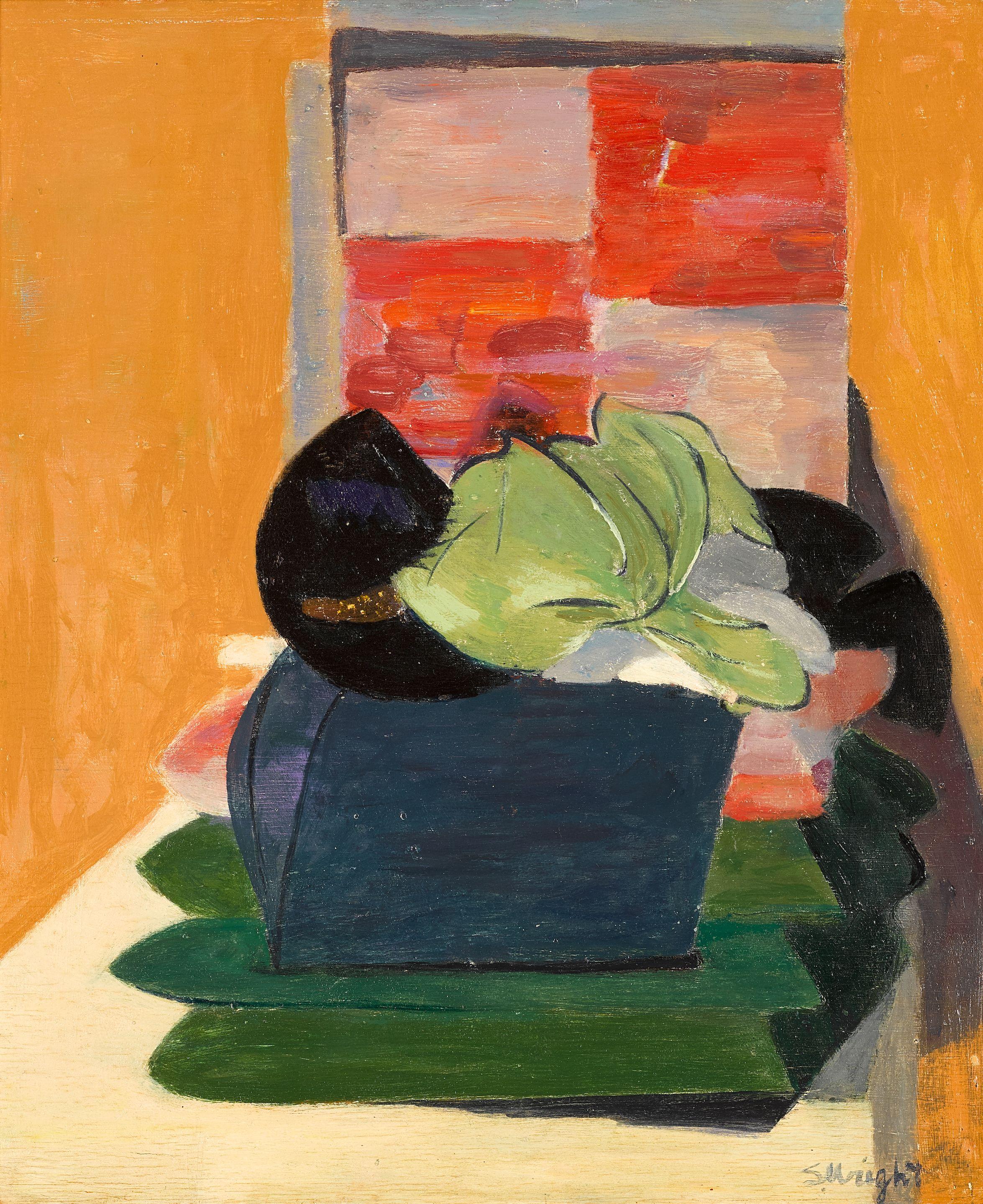 Stanton Macdonald-Wright - Still Life with Beaver Hat 24 x 20in