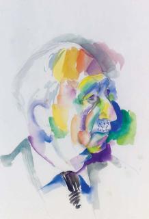 Stanton Macdonald-Wright - (Untitled) Head of John Dracopoli