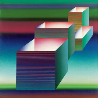 Stefan Knapp - Abstract composition with cubes