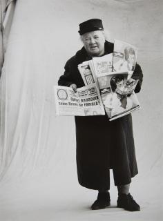 Stefan Moses - Zeitungsfrau, Köln. Pensionierter Kellermeister, Hofbräuhaus München. Pfannenputzer, Hiltonhotel Berlin. Feuerwache, Berlin