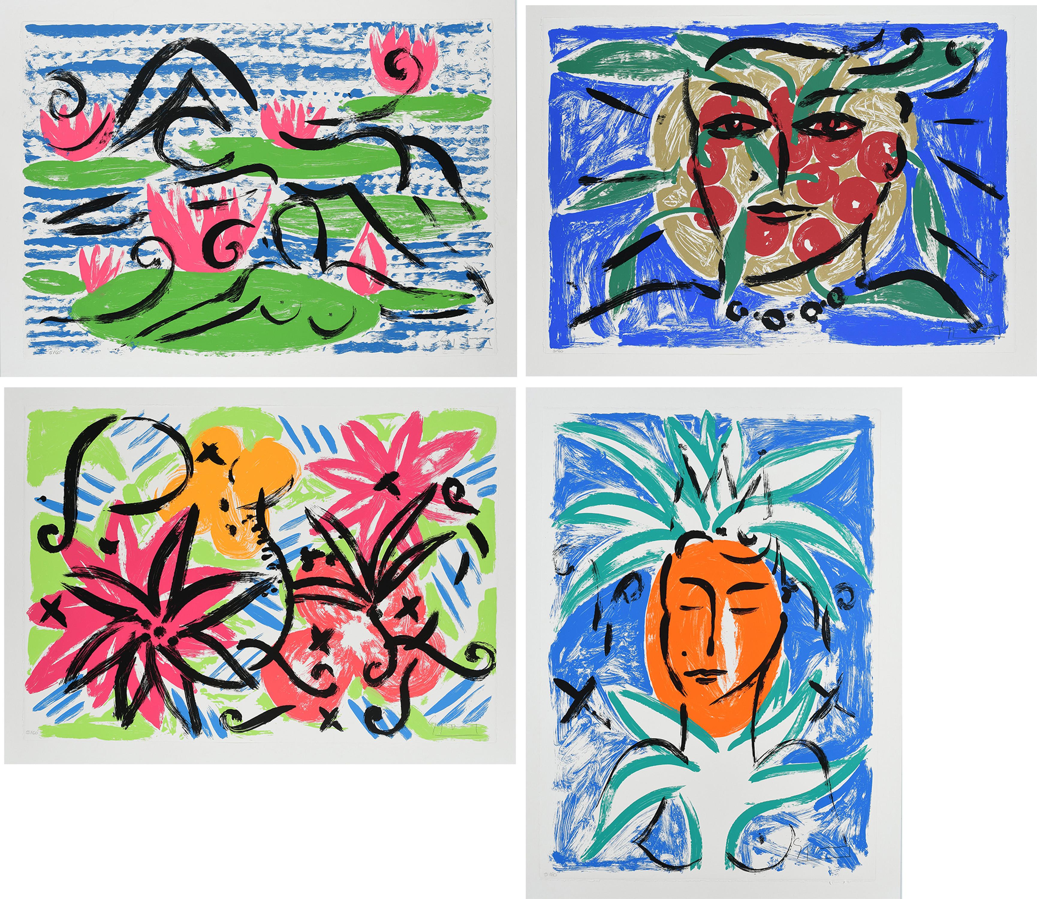 Stefan Szczesny - Konvolut von 4 Serigrafien.