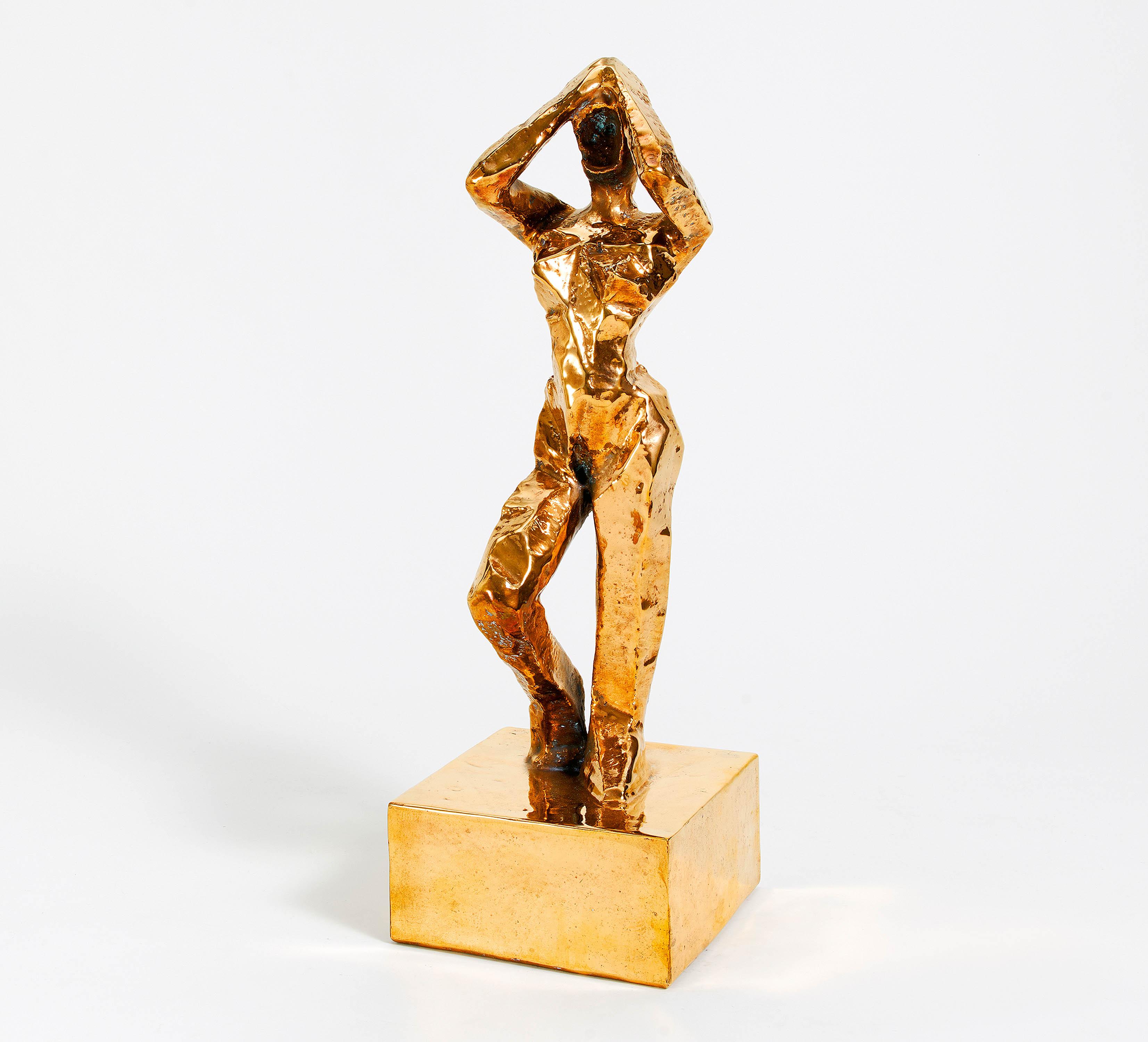 Stefan Szczesny - Ohne Titel (Weiblicher Akt mit erhobenen Armen)