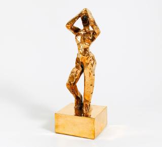 Stefan Szczesny - Ohne Titel (Weiblicher Akt mit erhobenen Armen)