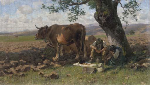 Stefano Bruzzi - Dopo Il Pasto  (1897 Circa)