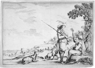 Stefano Della Bella - Le Florentin à la Chasse.