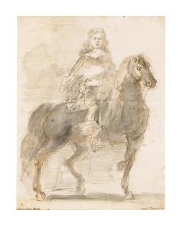 Stefano Della Bella - Portrait Équestre De Cosimo Iii De\' Medici