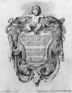 Stefano Della Bella - Raccolta di varii capricii et nove inventioni di cartelle et ornamenti