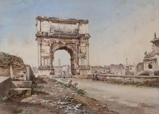 Stefano Donadoni - The Arch of Titus on the via Sacra, Rome