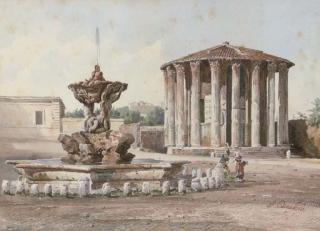 Stefano Donadoni - The Temple of Vesta, Rome