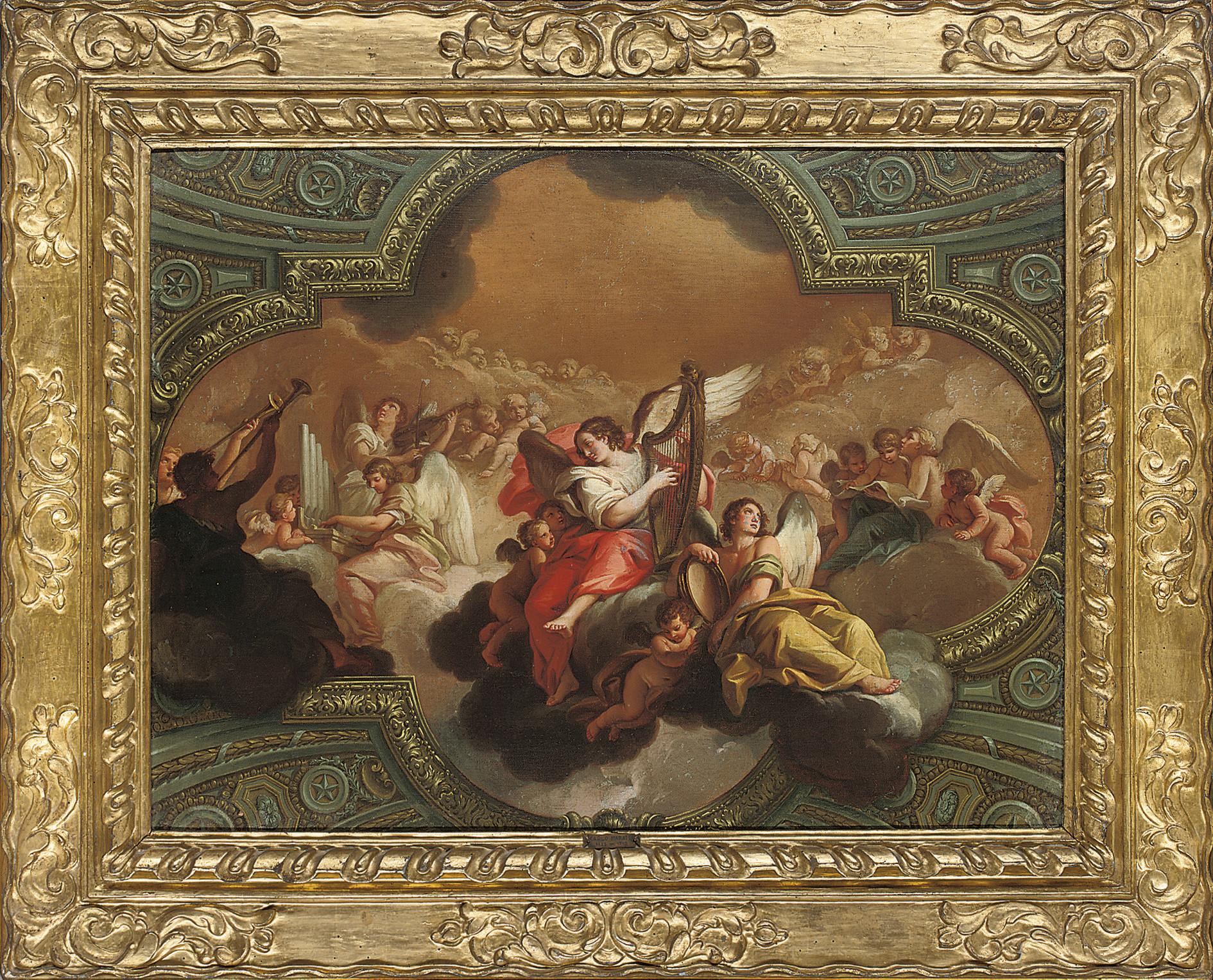 Stefano Pozzi - A choir of angels: a modello for a ceiling decoration