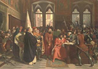 Stefano Ussi - La Cacciata Del Duca D\'Atene