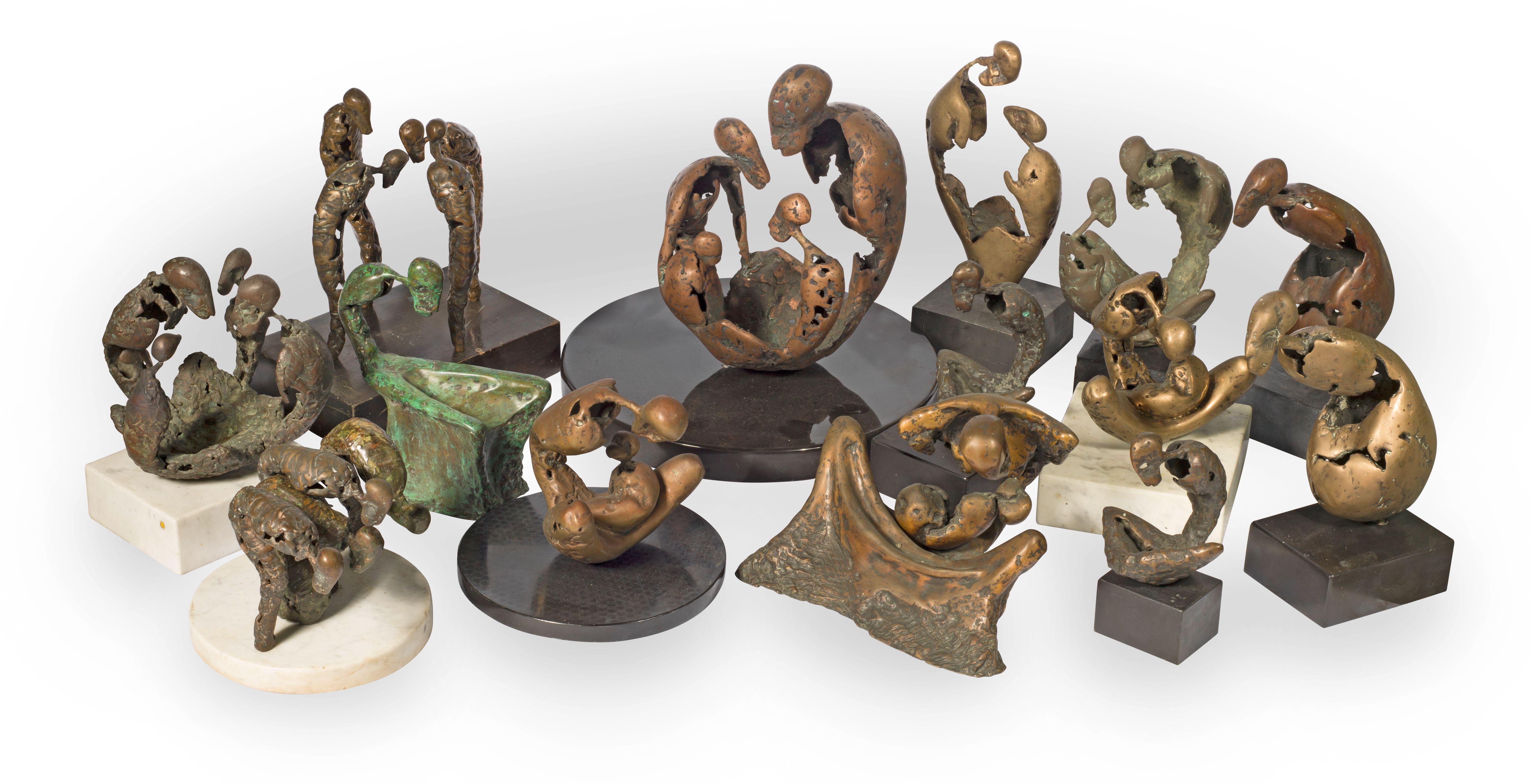 Stella Shawzin - Lesotho figures I: fourteen sculptures