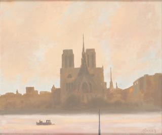 Stellan Mörner - Katedral i skymning