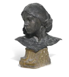 Stepan Dmitrievich Erzia - Head Of A Girl