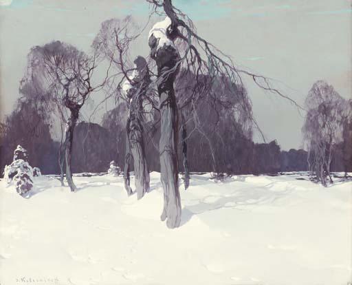 Stepan Fedorovich Kolesnikoff - Winter Scene