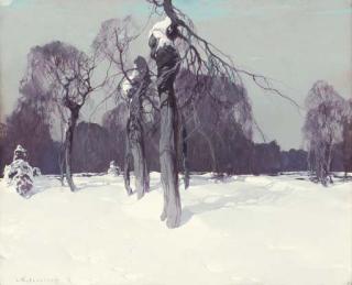 Stepan Fedorovich Kolesnikoff - Winter Scene