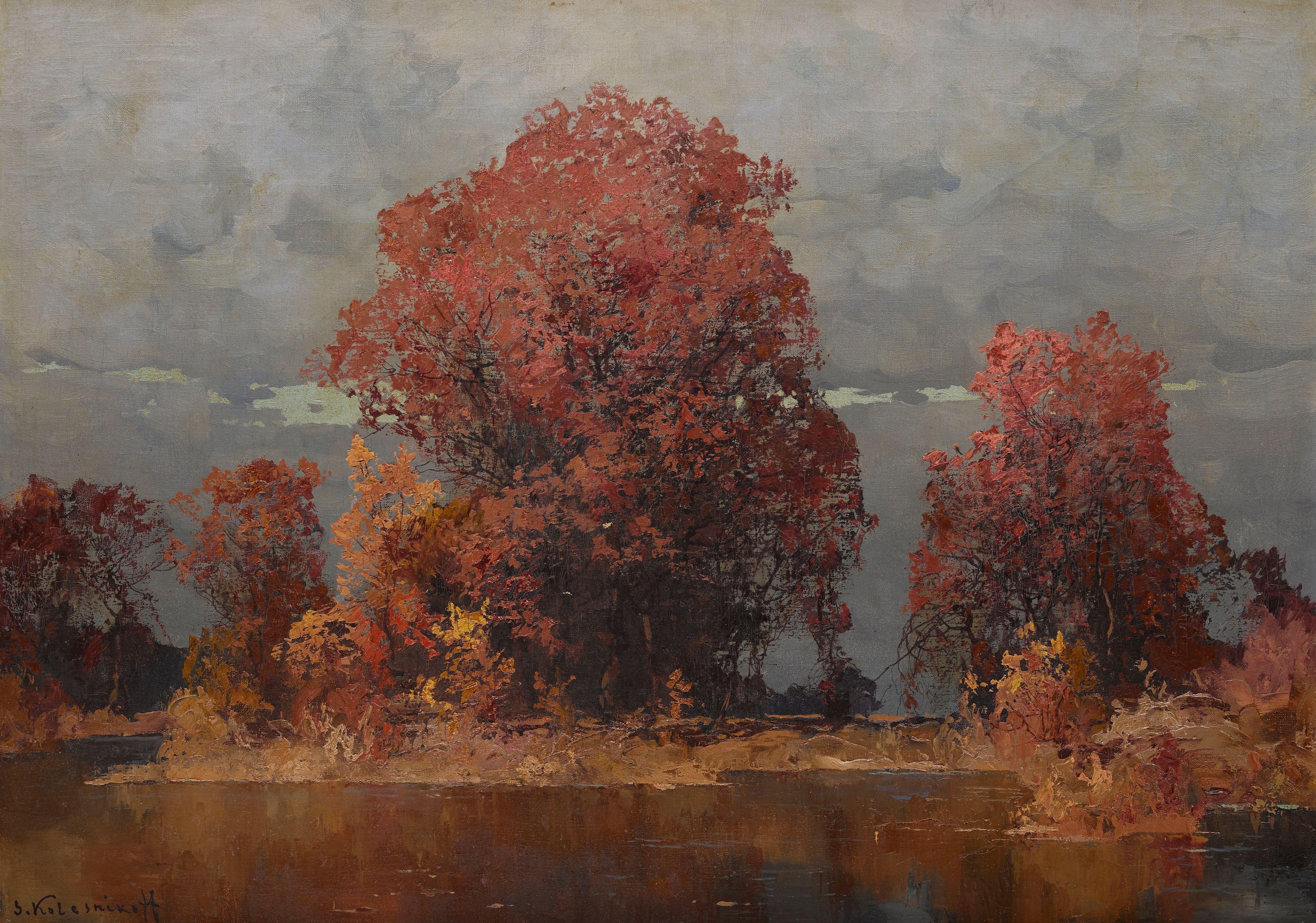 Stepan Fedorovich Kolesnikov - Autumnal Landscape