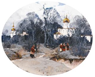 Stepan Fedorovich Kolesnikov - Going To Church