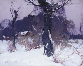 Stepan Fedorovich Kolesnikov - Landscape in Winter