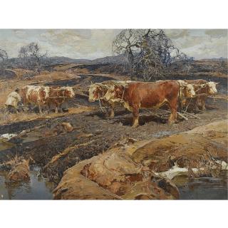 Stepan Fedorovich Kolesnikov - Ploughing The Field