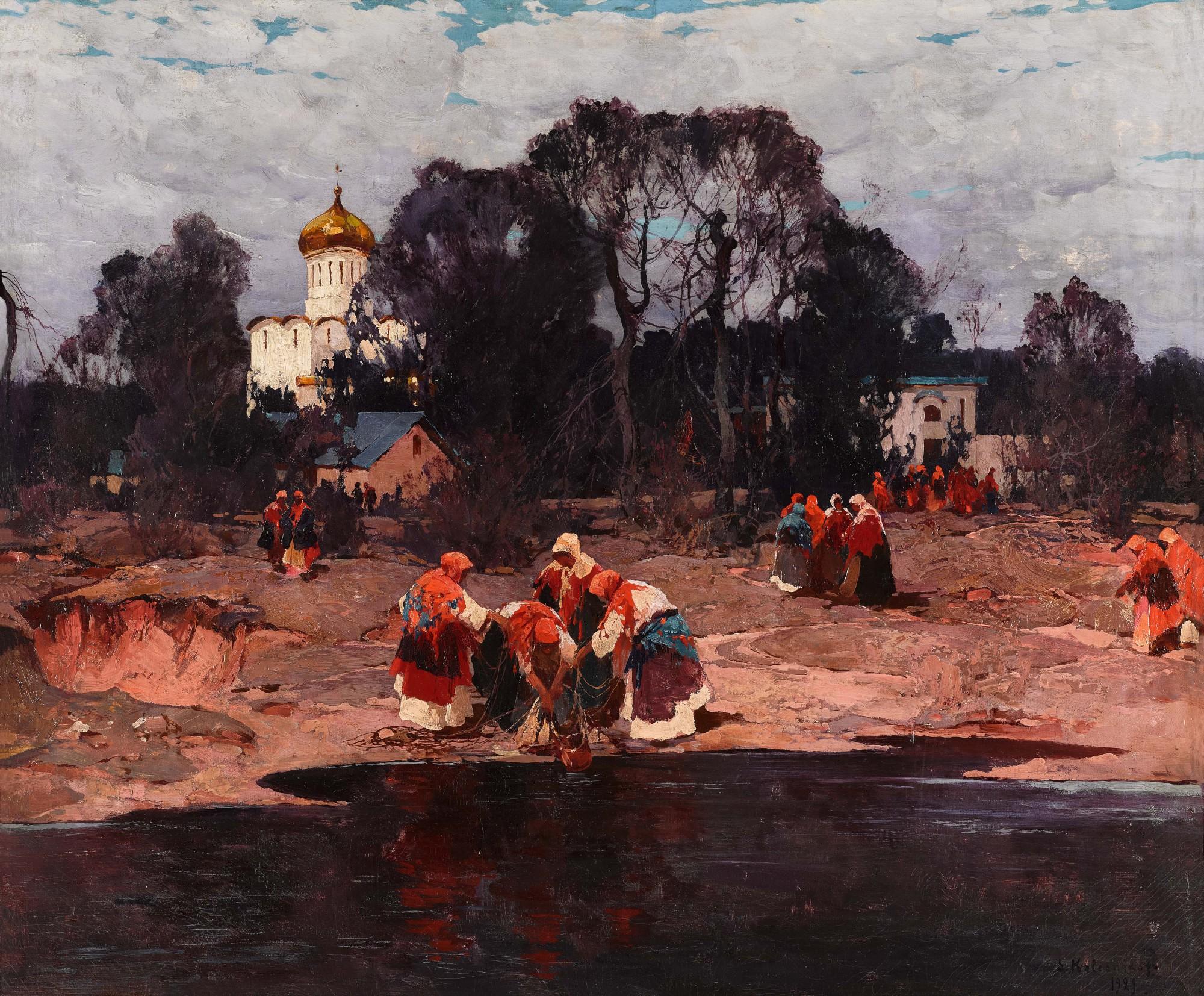 Stepan Fedorovich Kolesnikov - Washday