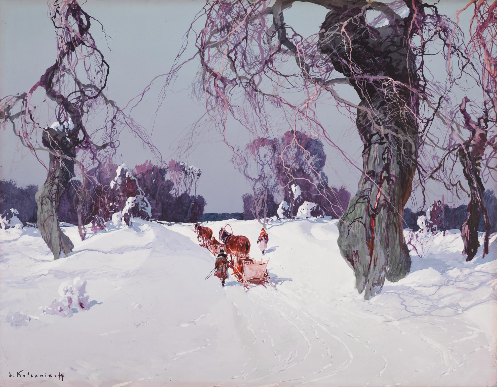 Stepan Fedorovich Kolesnikov - Winter Ride