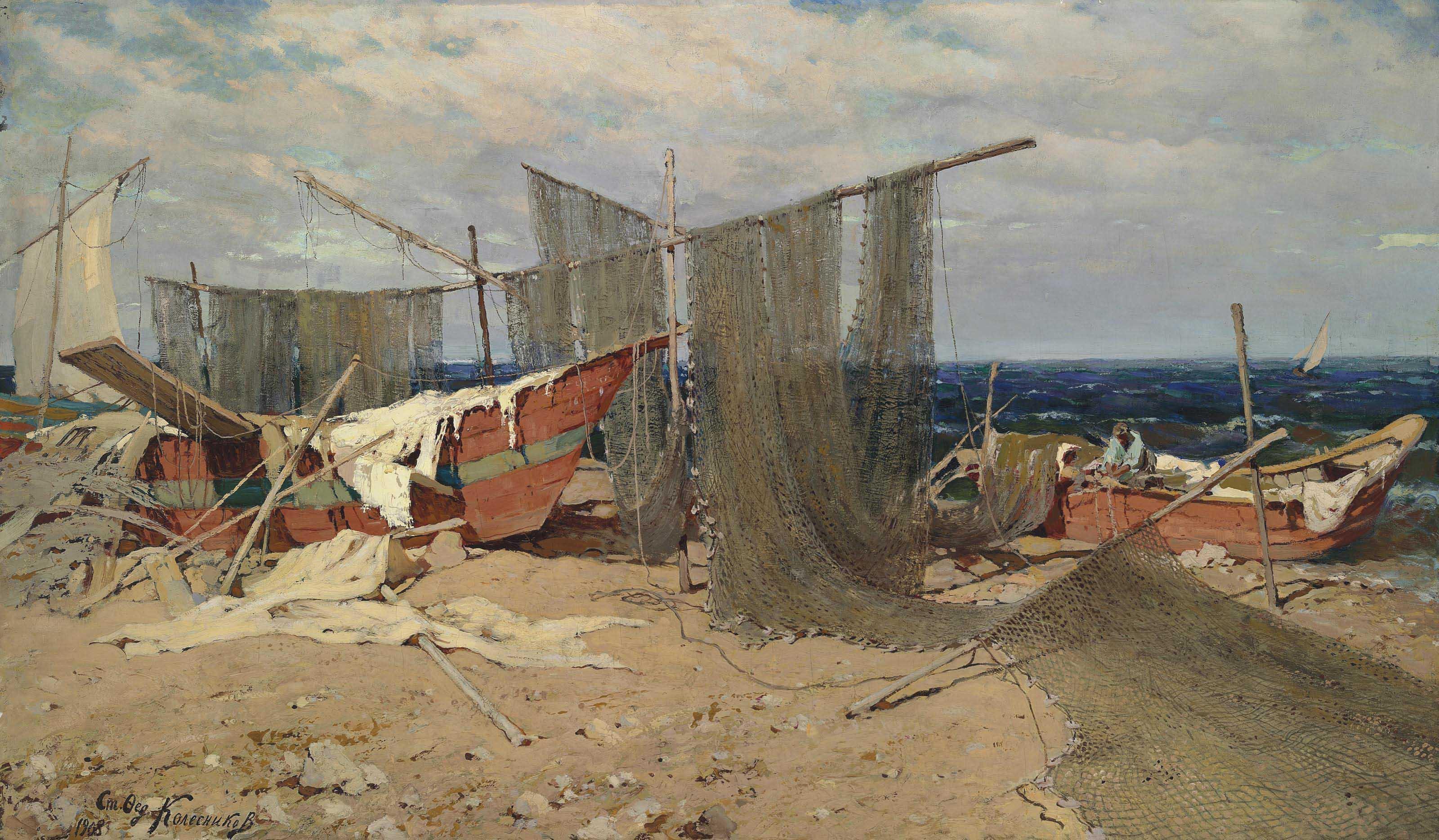 Stepan Kolesnikoff - On the seashore