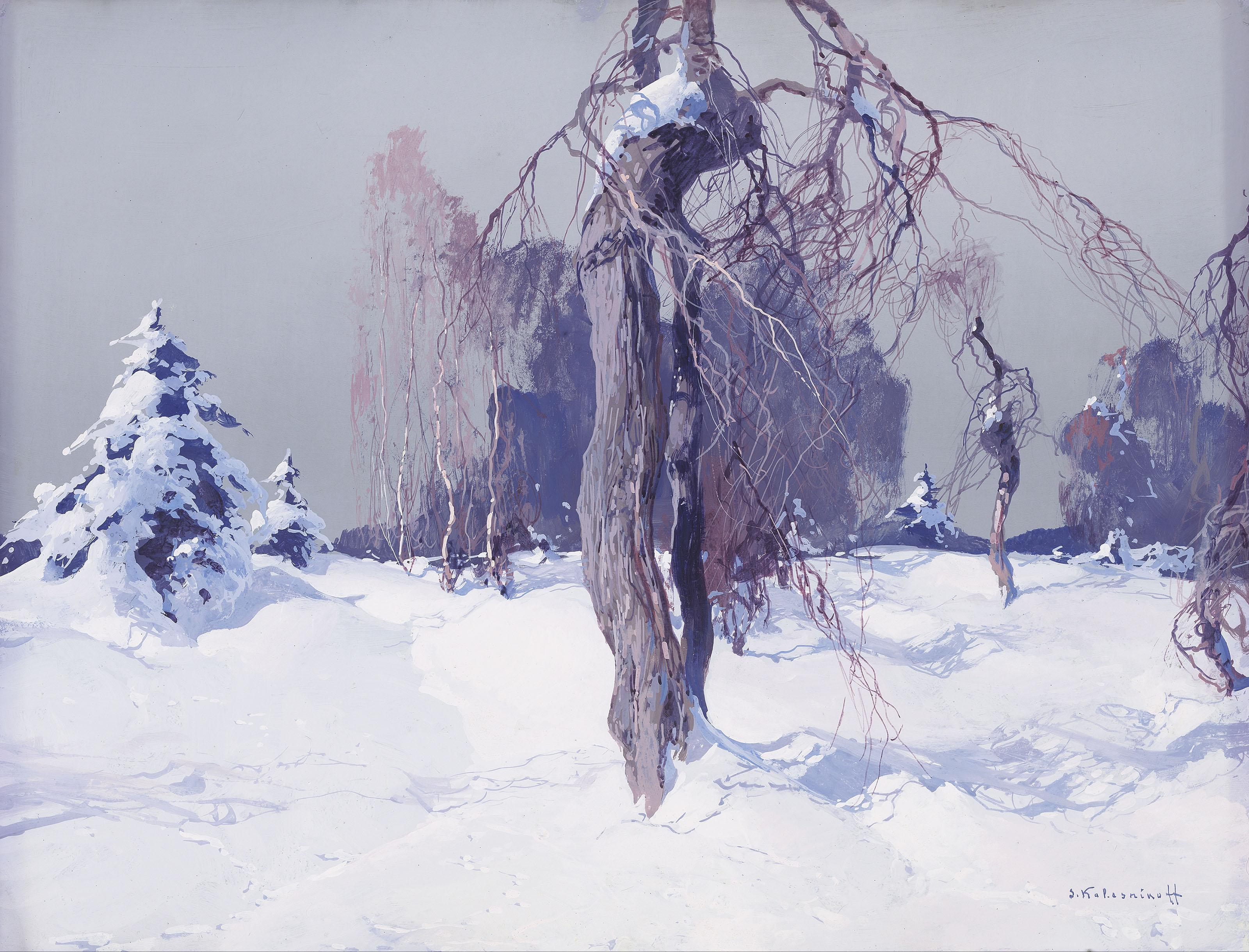 Stepan Kolesnikoff - Winter landscape