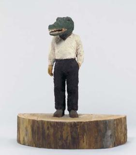 Stephan Balkenhol - Alligator Man