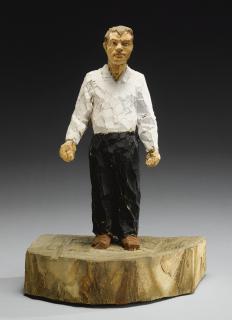 Stephan Balkenhol - Black And White Man