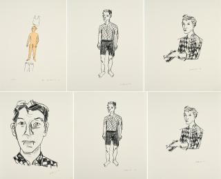 Stephan Balkenhol - Konvolut von 6 Druckgrafiken.