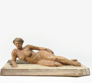 Stephan Balkenhol - Liegende Frau