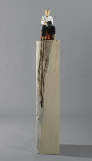 Stephan Balkenhol - Man On Cannon