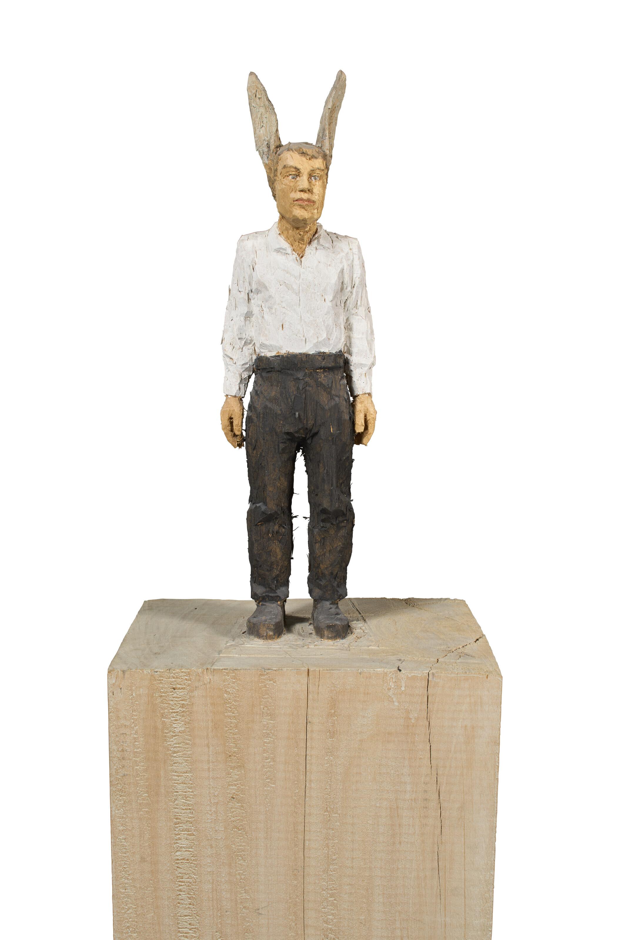 Stephan Balkenhol - Man with Donkey Ears