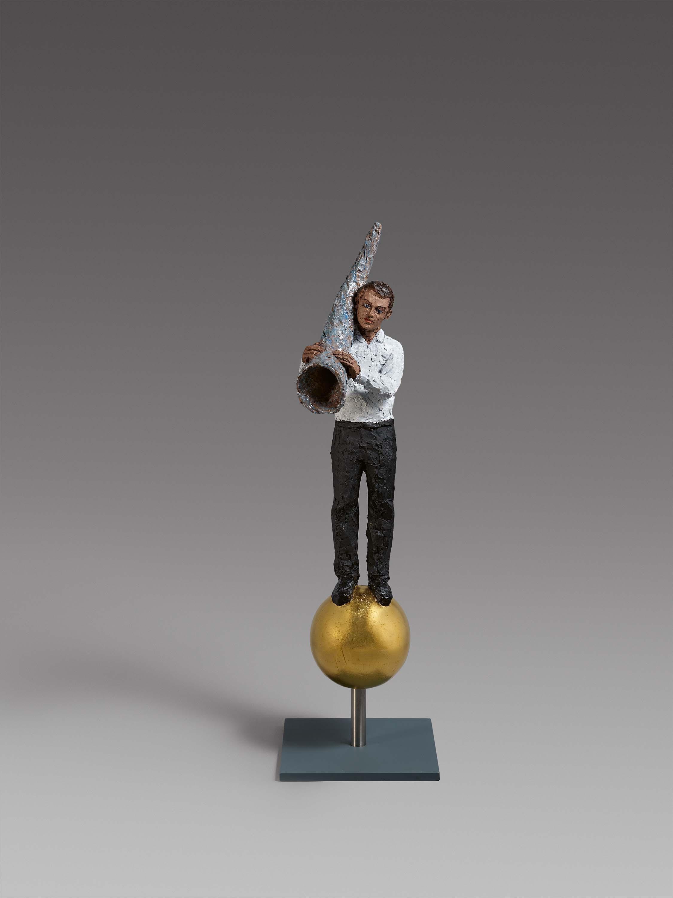 Stephan Balkenhol - Mann mit Füllhorn.