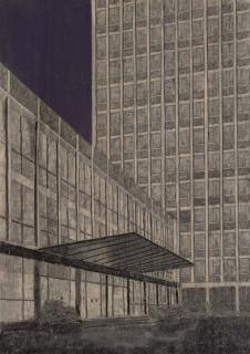 Stephan Balkenhol - Modern Architecture, Karlsruhe