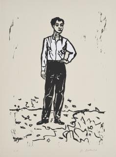 Stephan Balkenhol - Ohne Titel (Stehender Mann).